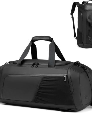 Gym Duffle Bag Waterproof Sports Duffel Bags Travel Weekender Bag for Men Women Overnight Bag with Shoes Compartment